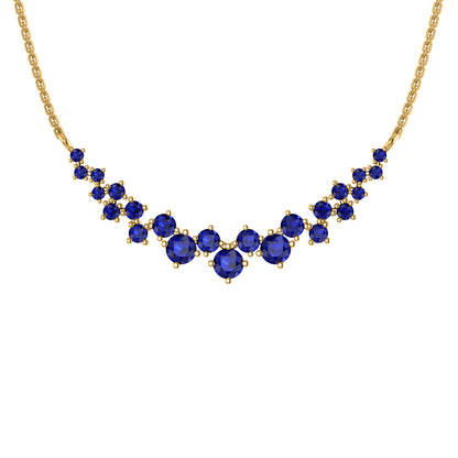 Collana affascinante con moissanite RKC da 10,35 CT Argento 925 placcato oro rosa 14k Peso del prodotto 4,80 GM