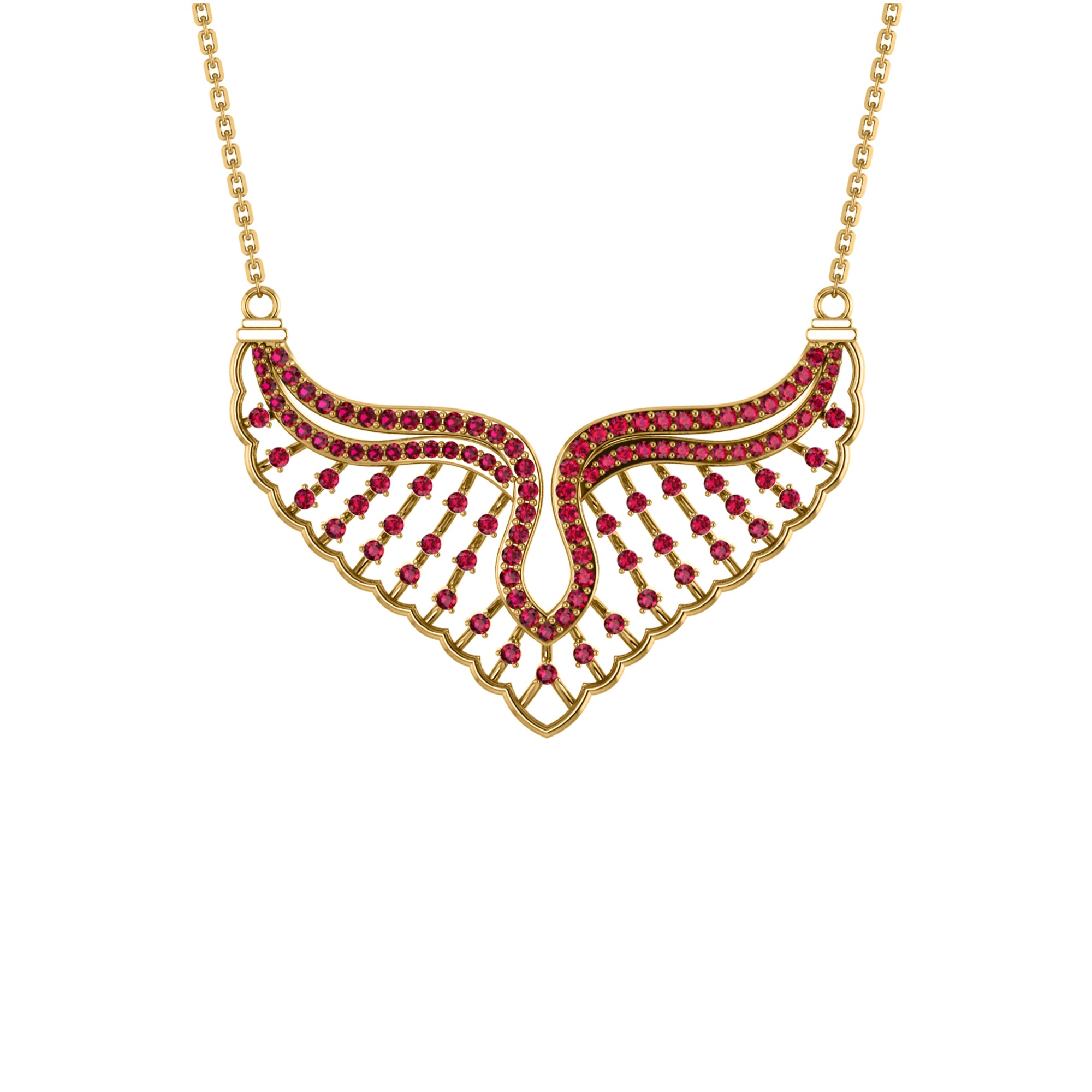 RKC 1,52 CT Moissanit Charmante Halskette 925 Silber 14k Roségold vergoldet Produktgewicht 8,00 GM Höhe 30,00 MM