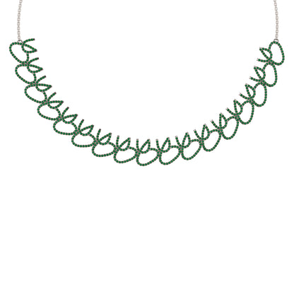 Charmante RKC 5,8 CT Moissanit-Halskette, 925er Silber, 14 Karat Gelbgold plattiert, Produktgewicht: 18,00 GM, Höhe: 15,00 mm