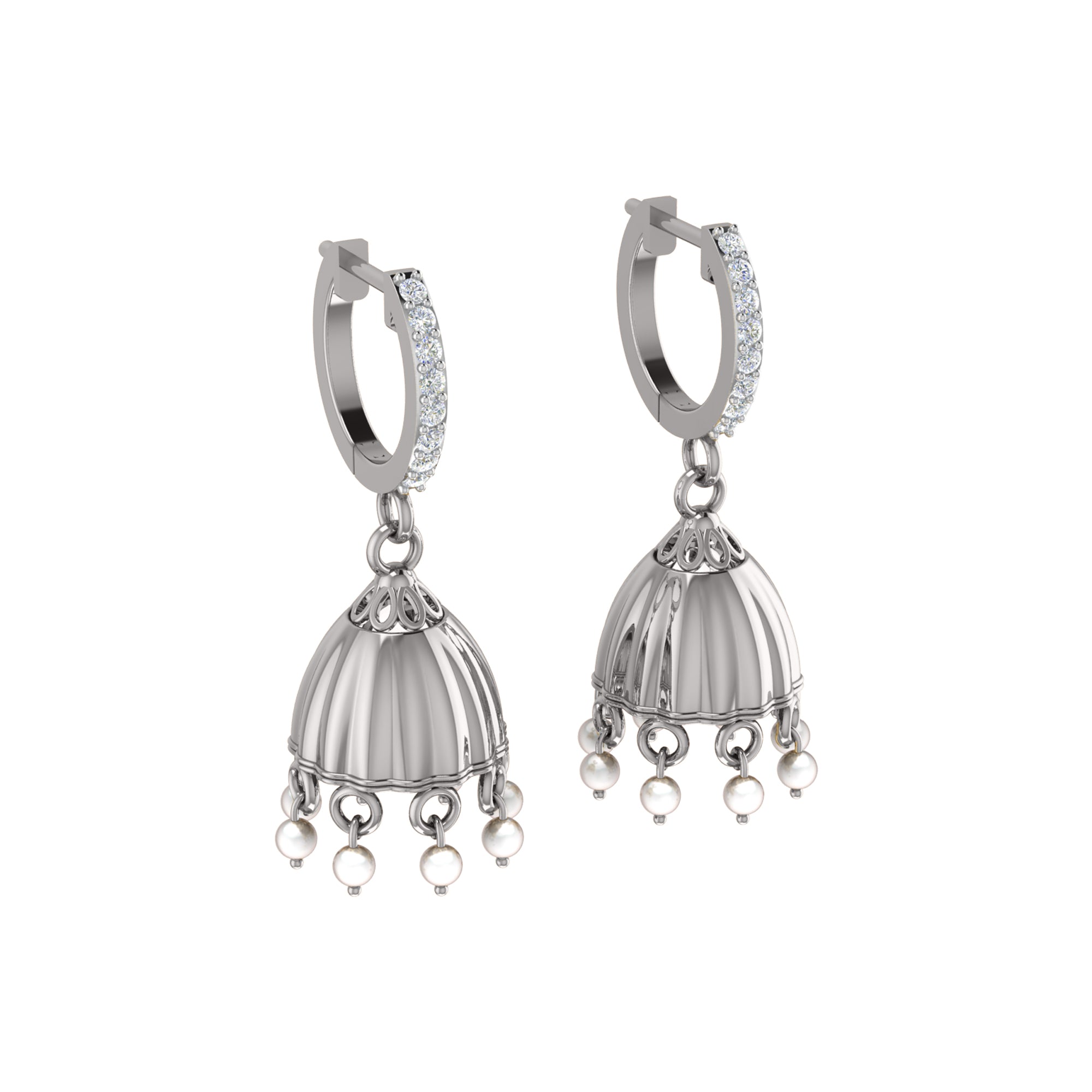 Orecchino da donna con clip a cerchio in argento sterling RKC 925, rosa 14 carati, peso del prodotto 4,00 GM, altezza 29,00 mm