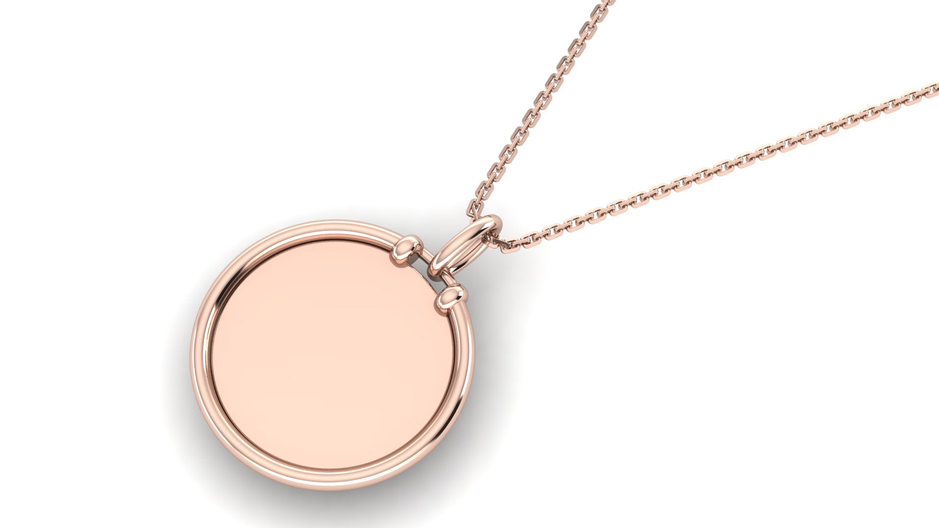 RKC Unique Photo Locket Memory Pendant For Birthday Gift 14k Yellow Gold Plated 925 Sterling Silver