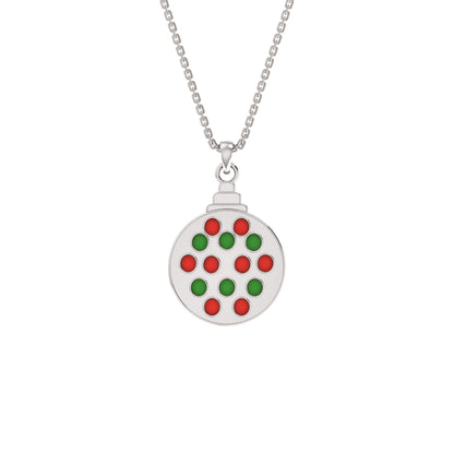 RKC 925 Sterling Silver Enamel Women Pendant Set 14K Yellow Gold Plated Wt 4.40gm Height 19.00mm