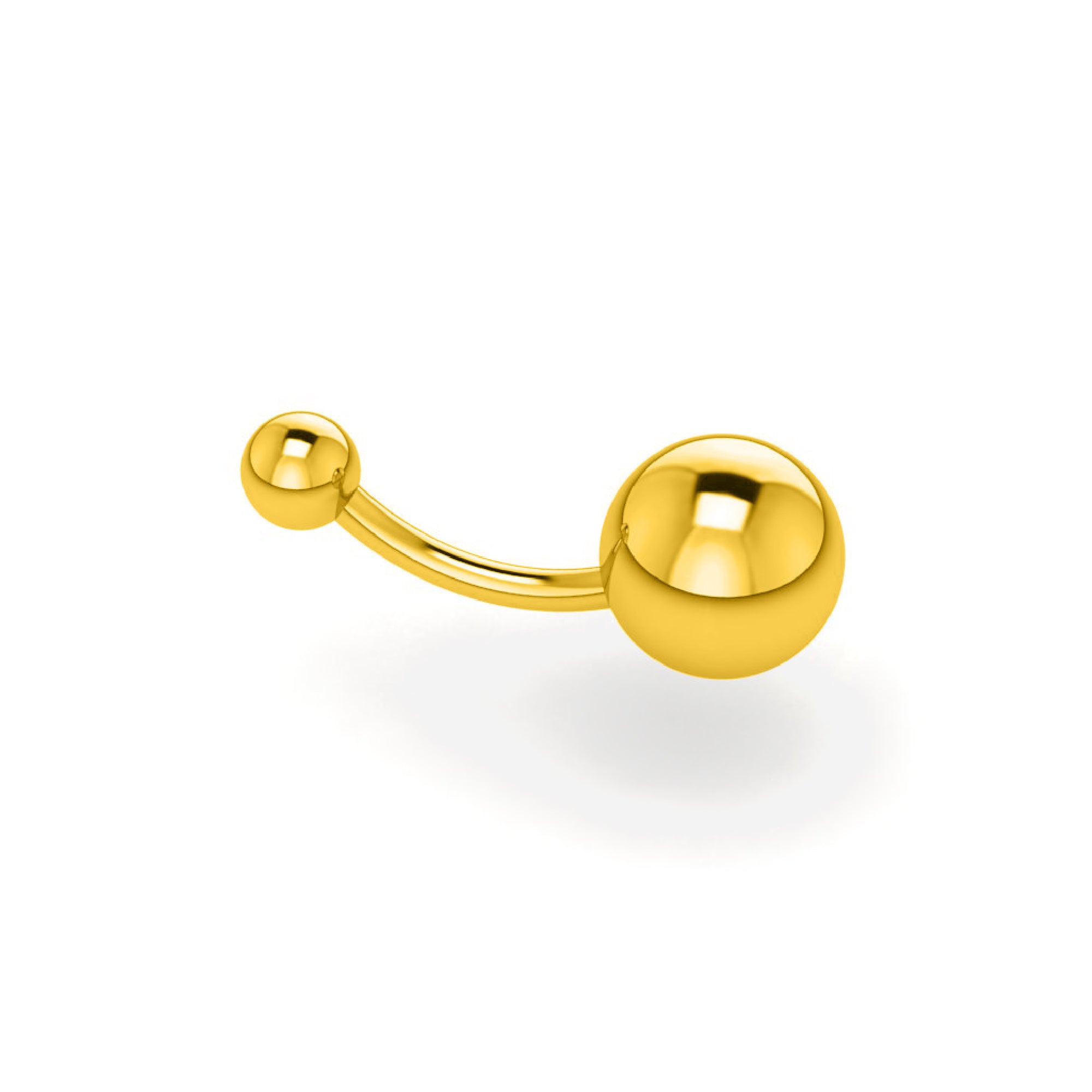 RKC JEWELRY Ombelico da donna in argento sterling 925 placcato in oro rosa 14k Peso 2,00 g Altezza 18 mm