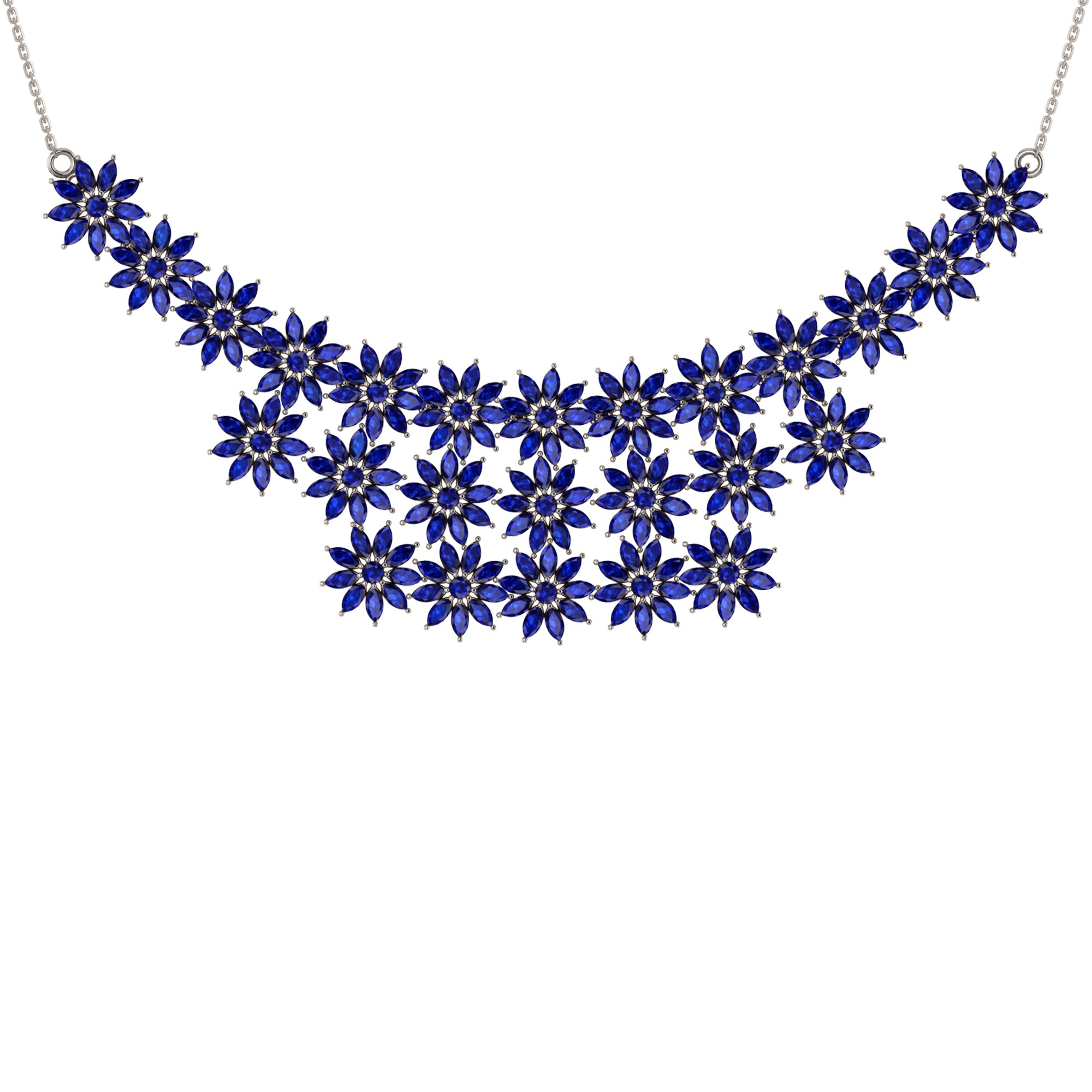 Collana affascinante con moissanite RKC 24,00 CT Argento 925 placcato oro rosa 14k Peso del prodotto 18,00 GM