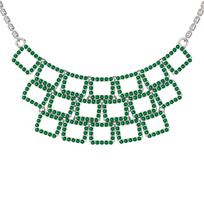 RKC 2,6 CT Moissanit-Halskette, 925er Silber, 14 Karat Gelbgold plattiert, Produktgewicht: 8,00 GM, Höhe: 20,00 mm