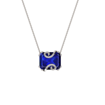 RKC 16 CT Solitär-Anhänger, 925er Silberschmuck, 14 Karat Roségold vergoldet, Gewicht 8,00 GM, Höhe 18,00 mm