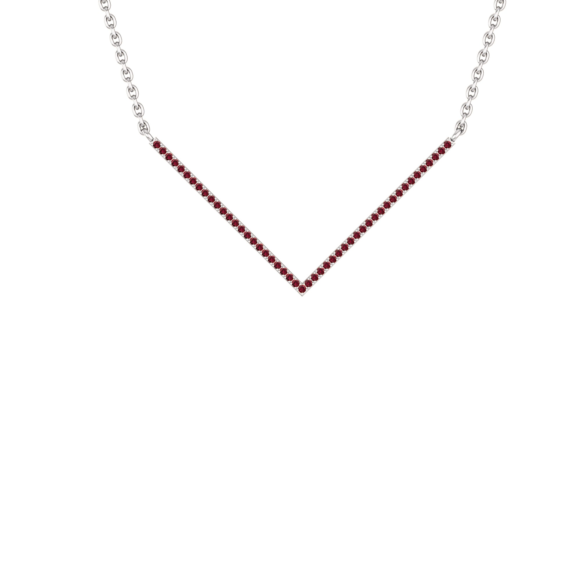 RKC 0,4 CT Moissanit Charm Halskette 925 Silber 14k Roségold vergoldet Produktgewicht 3,5 GM Höhe 24,00 MM