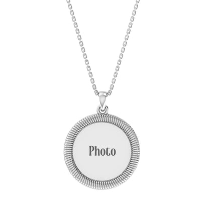 RKC 14k Yellow Gold Plated Photo Memory Pendants Weight -6gm Height- 25mm