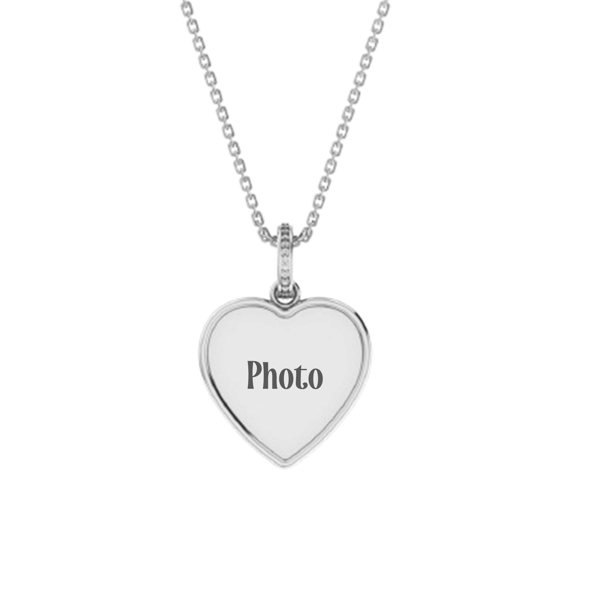 RKC 14k Yellow Gold Plated Photo Pendant Necklace 925 Silver Memory Pendants Weight 6mm And Height 21 mm