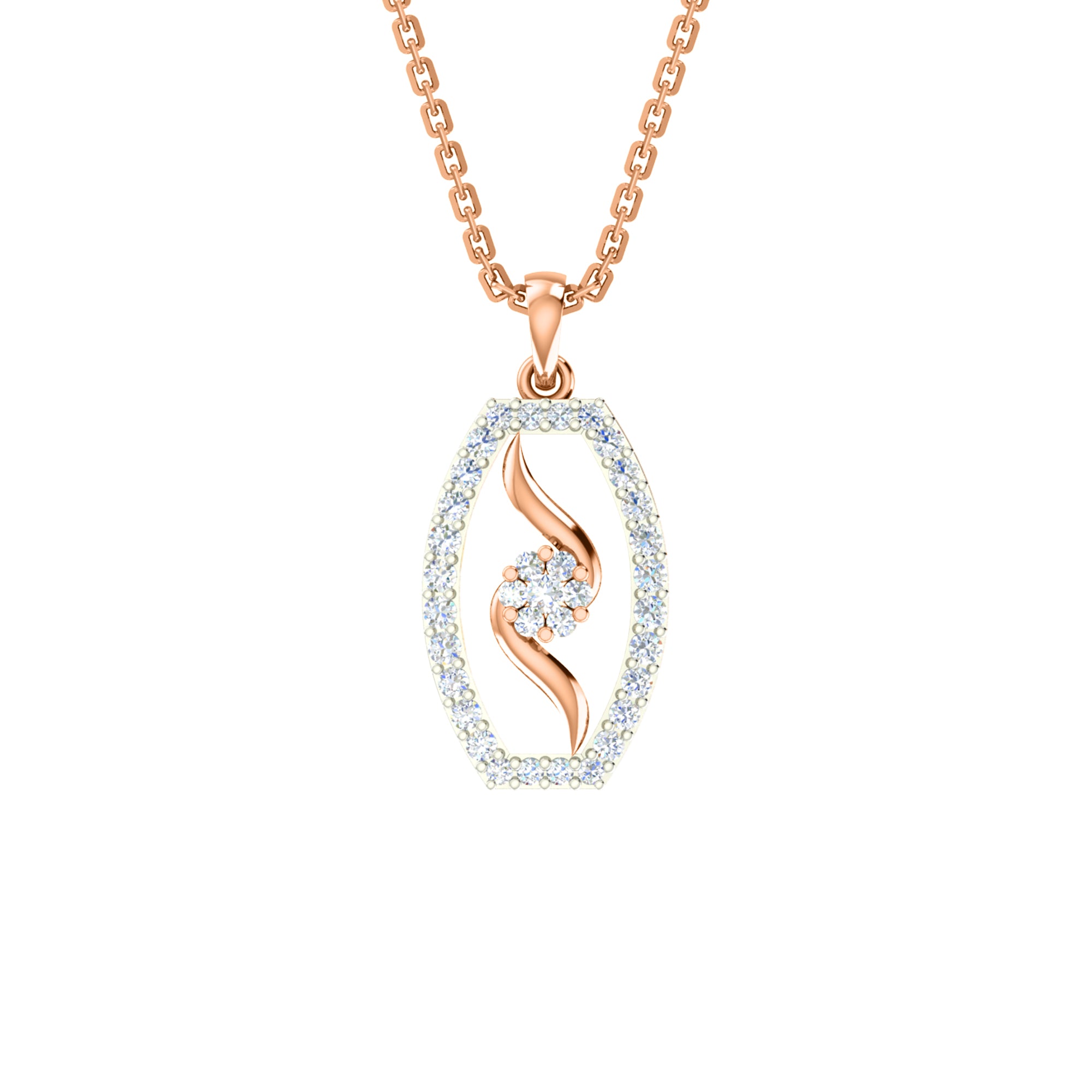 RKC 925 Silber Golden Gesamtgewicht 0,89 ct Moissanit Anhänger Gewicht 3,50 gm und Gewicht Ohrring 2,00 gm Set mit 14K Gelbgold plattiert