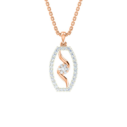 RKC 925 Silber Golden Gesamtgewicht 0,89 ct Moissanit Anhänger Gewicht 3,50 gm und Gewicht Ohrring 2,00 gm Set mit 14K Gelbgold plattiert