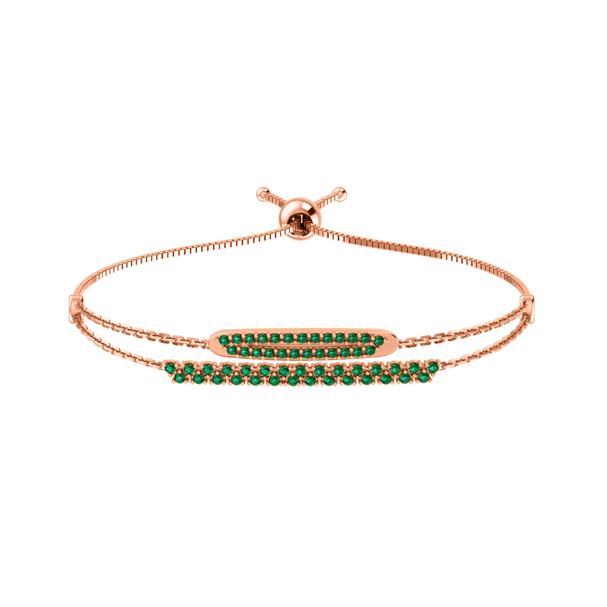 RKC Damen-Armband aus 925er-Sterlingsilber mit 0,81 Karat Moissanit, 14 Karat Gelbgold vergoldet, Gewicht 4,50 g, Höhe 36,85 mm