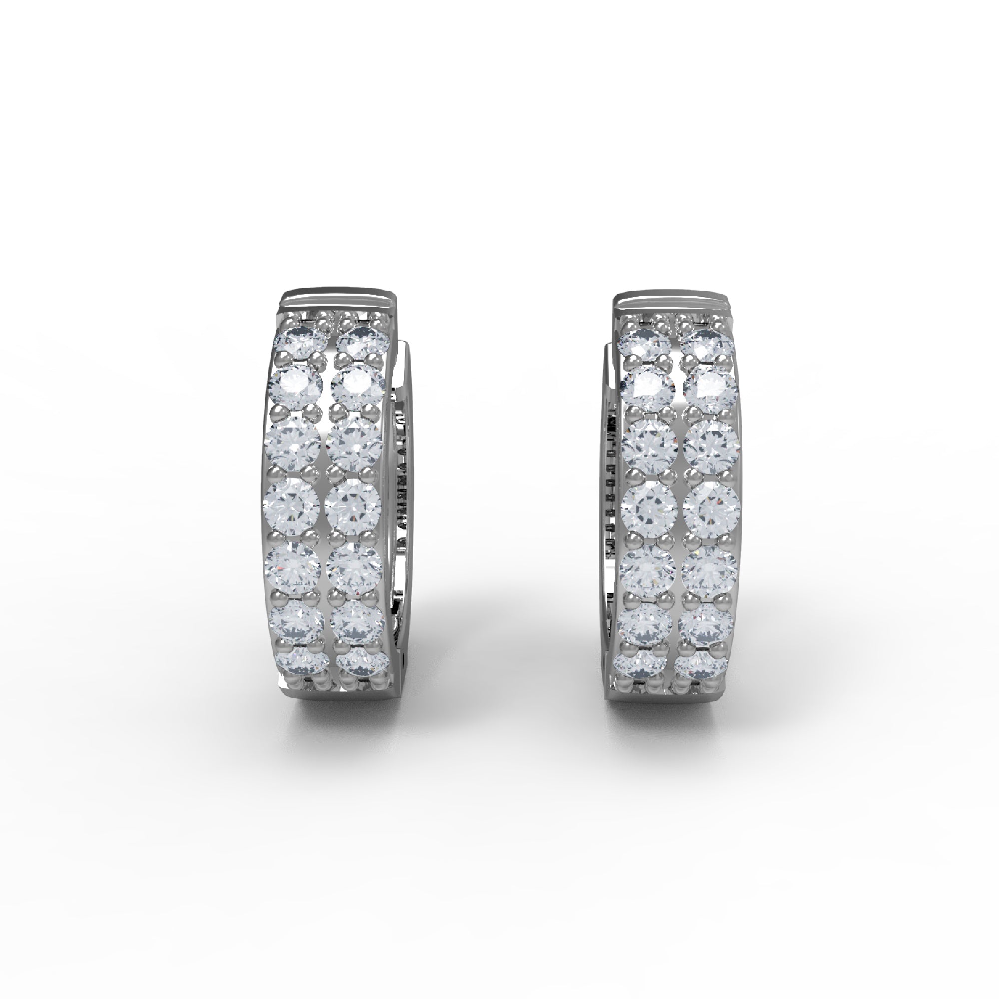 RKC 925 Sterling Silber Clip-On Hoop & Huggies Damen-Ohrring, 14 Karat Gelb, Gesamtgewicht 4,50 GM, Höhe 16,00 mm
