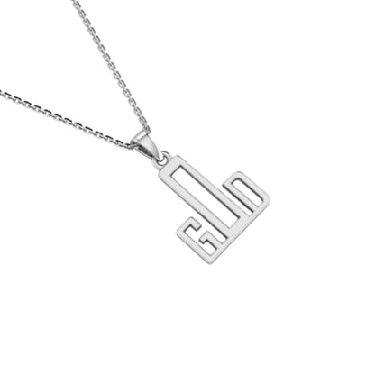 RKC GOD Initial Name 14k Yellow/Rose/White Gold Plated Pendant Necklace Weight 3.5 Gm And Length 22mm