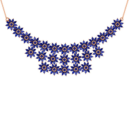 Collana affascinante con moissanite RKC 24,00 CT Argento 925 placcato oro rosa 14k Peso del prodotto 18,00 GM