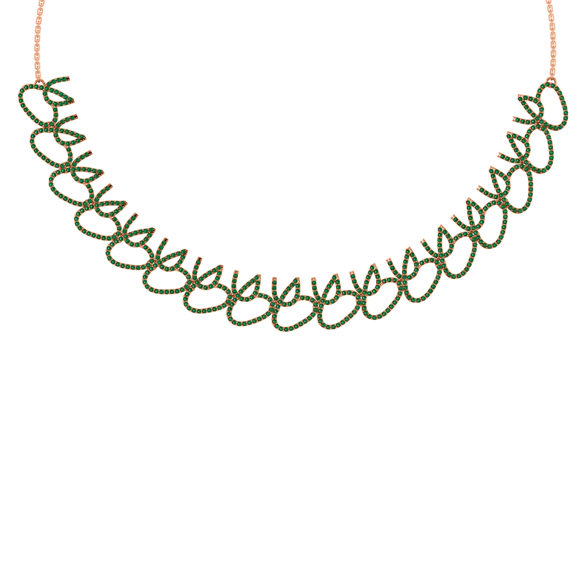 Charmante RKC 5,8 CT Moissanit-Halskette, 925er Silber, 14 Karat Gelbgold plattiert, Produktgewicht: 18,00 GM, Höhe: 15,00 mm