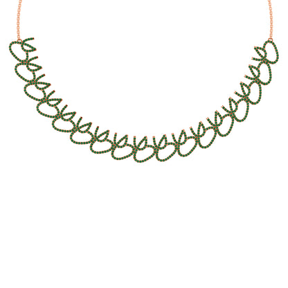 Charmante RKC 5,8 CT Moissanit-Halskette, 925er Silber, 14 Karat Gelbgold plattiert, Produktgewicht: 18,00 GM, Höhe: 15,00 mm