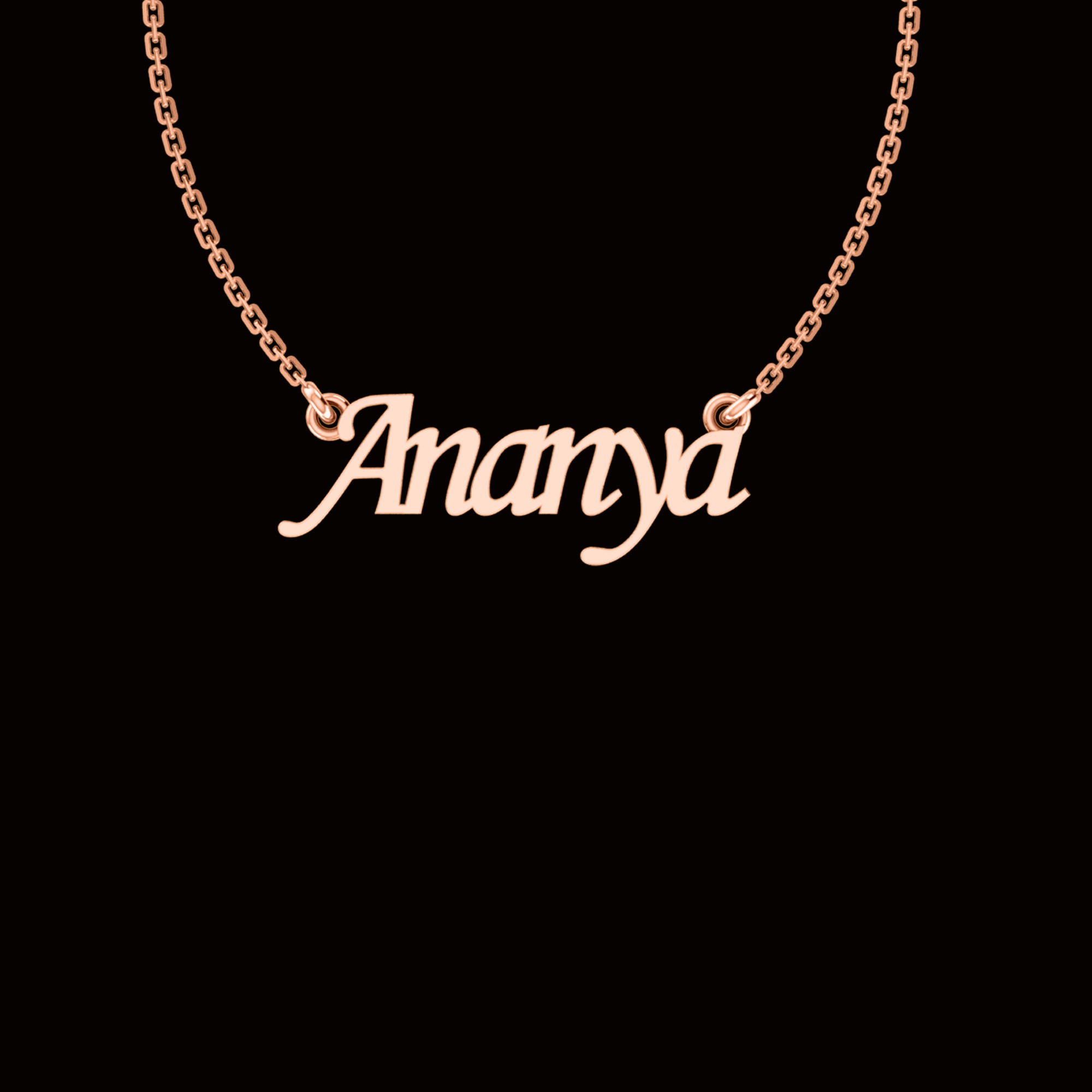 RKC Custom Name Pendant 925 Sterling Silver 14K Yellow Gold Plated Wt 3.20GM Height 11.20 MM