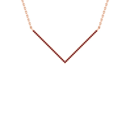 RKC 0,4 CT Moissanit Charm Halskette 925 Silber 14k Roségold vergoldet Produktgewicht 3,5 GM Höhe 24,00 MM