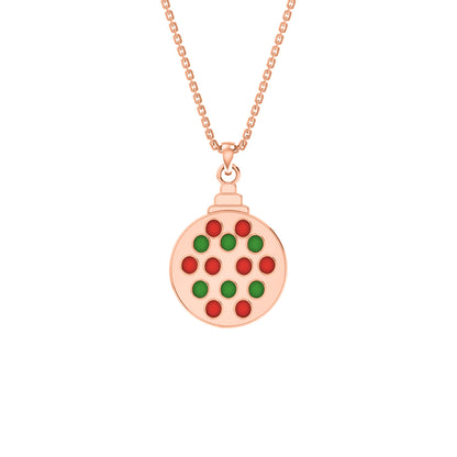 RKC 925 Sterling Silver Enamel Women Pendant Set 14K Yellow Gold Plated Wt 4.40gm Height 19.00mm