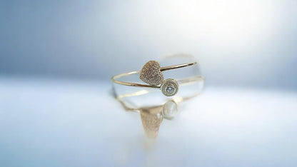 RKC 925 Sterling Silber 2,5 Karat Moissanit für Damen-Armreif, 14 Karat Weißgold vergoldet, Produktgewicht: 7 g