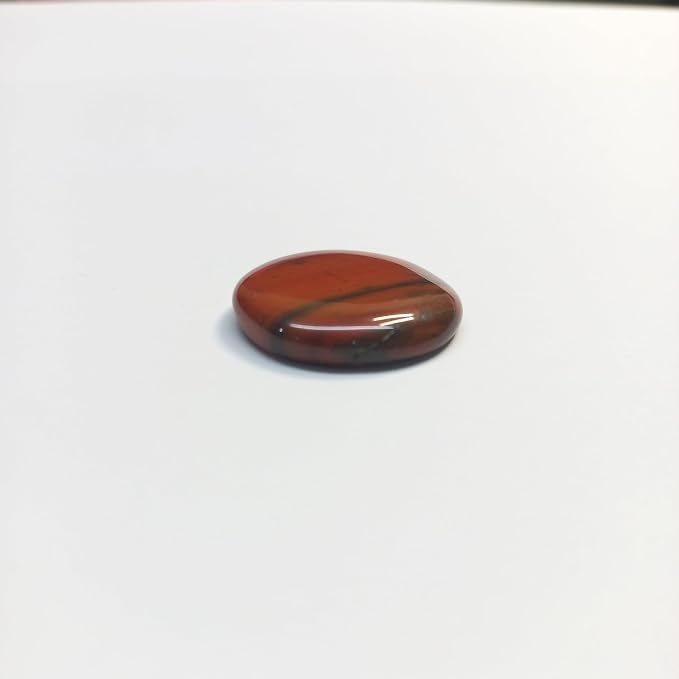 Natural Red Jasper Round Cabochon – Astrological Healing, Grounding & Spiritual Loose Gemstone