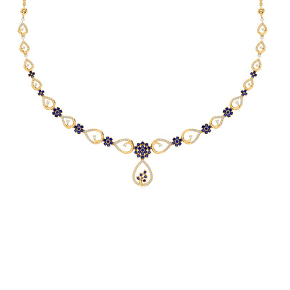 Collana affascinante con moissanite RKC 2.7 CT Argento 925 placcato oro rosa 14k Peso del prodotto 13,00 GM