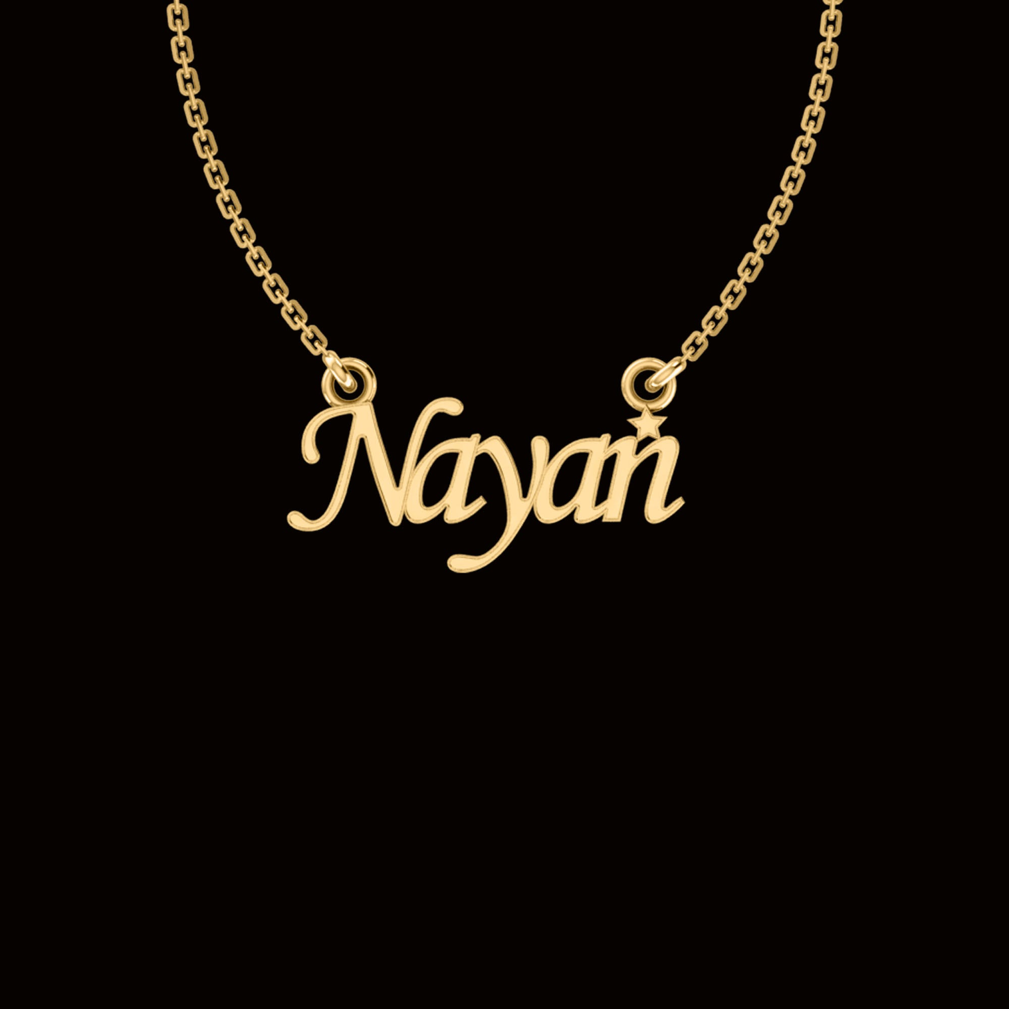 RKC Customized Any Name Pendant 925 Sterling Silver 14K Rose Gold Plated Wt 3.10 GM Height 14.15 MM