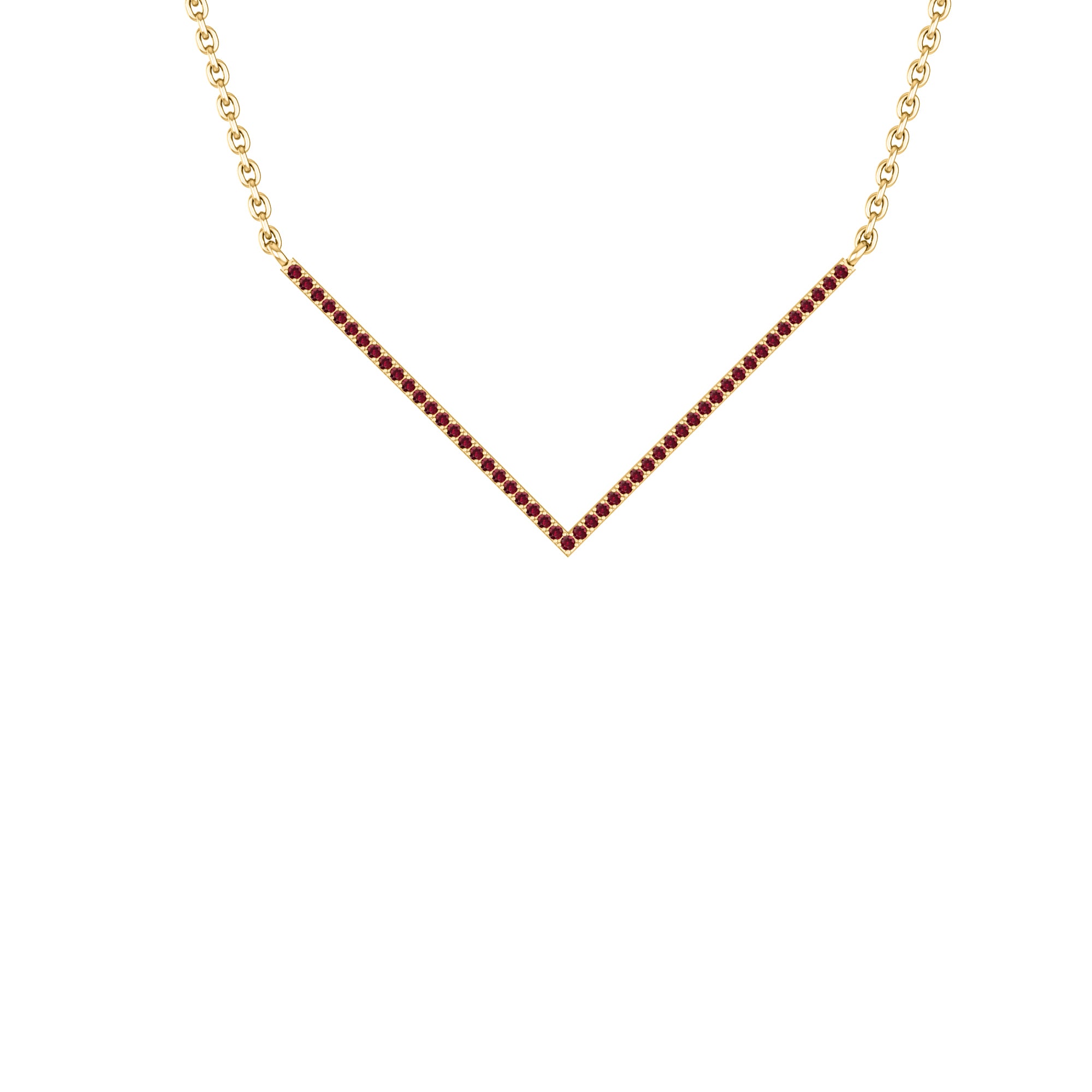 RKC 0,4 CT Moissanit Charm Halskette 925 Silber 14k Roségold vergoldet Produktgewicht 3,5 GM Höhe 24,00 MM