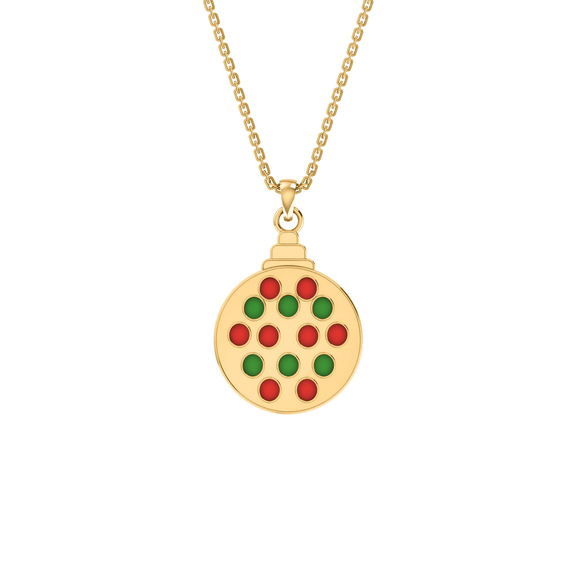 RKC 925 Sterling Silver Enamel Women Pendant Set 14K Yellow Gold Plated Wt 4.40gm Height 19.00mm