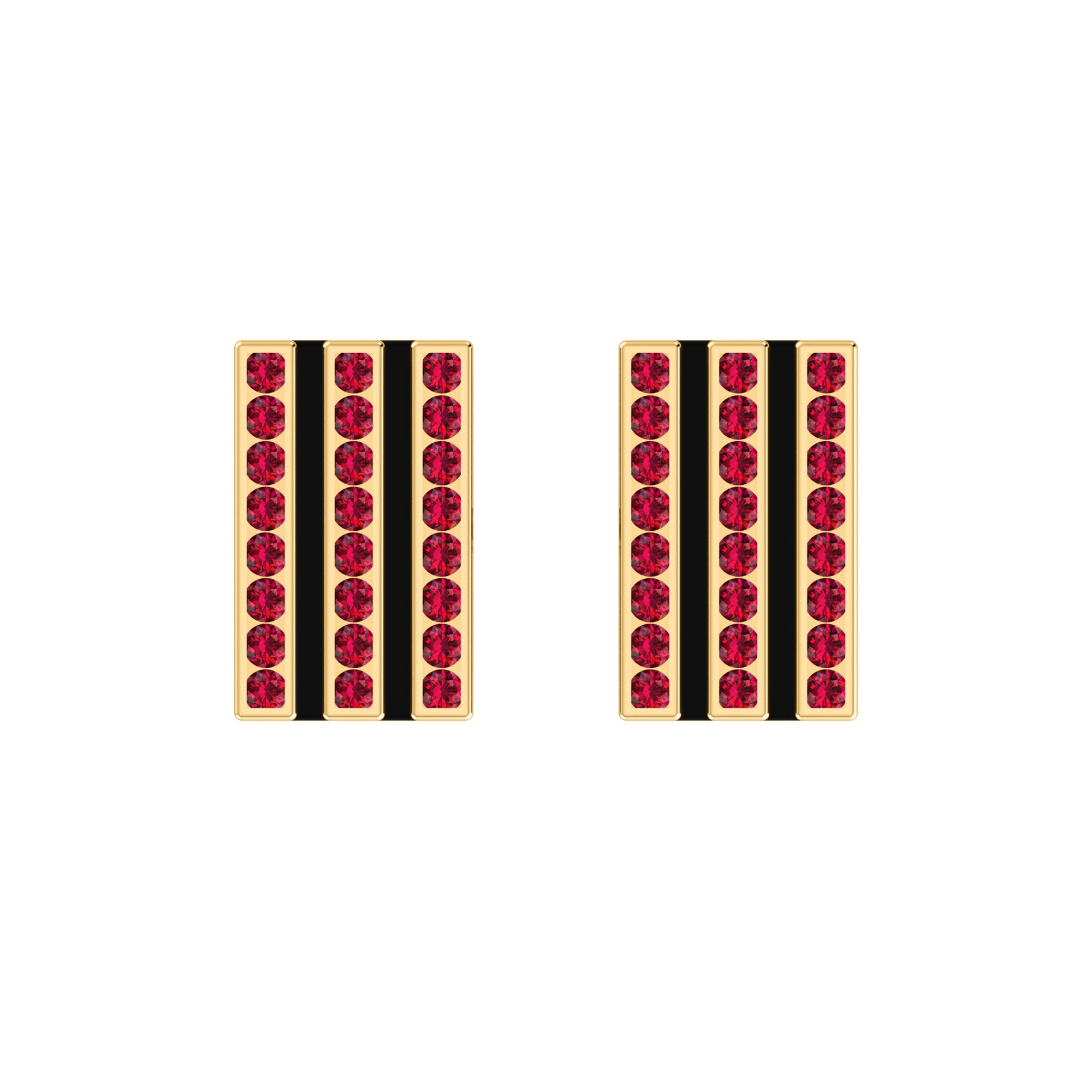 RKC-Moissanit-Manschettenknöpfe und Brosche aus 925er-Sterlingsilber, 14-karätig rosévergoldet, Produktgewicht: 3,20 g