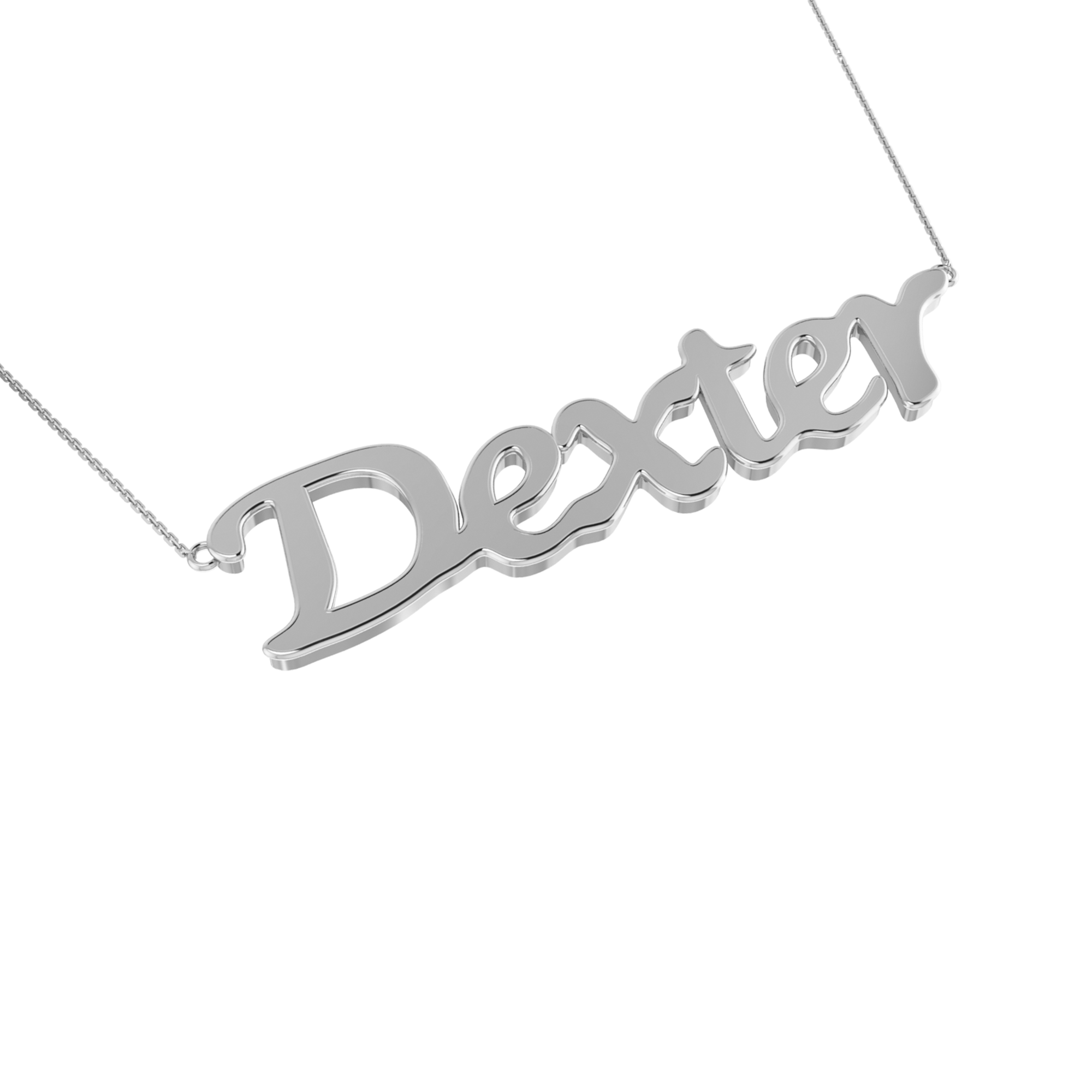 RKC 14k Yellow Gold Plated Initial Name Pendant Necklace Approx. Weight 5gm and Length 10mm