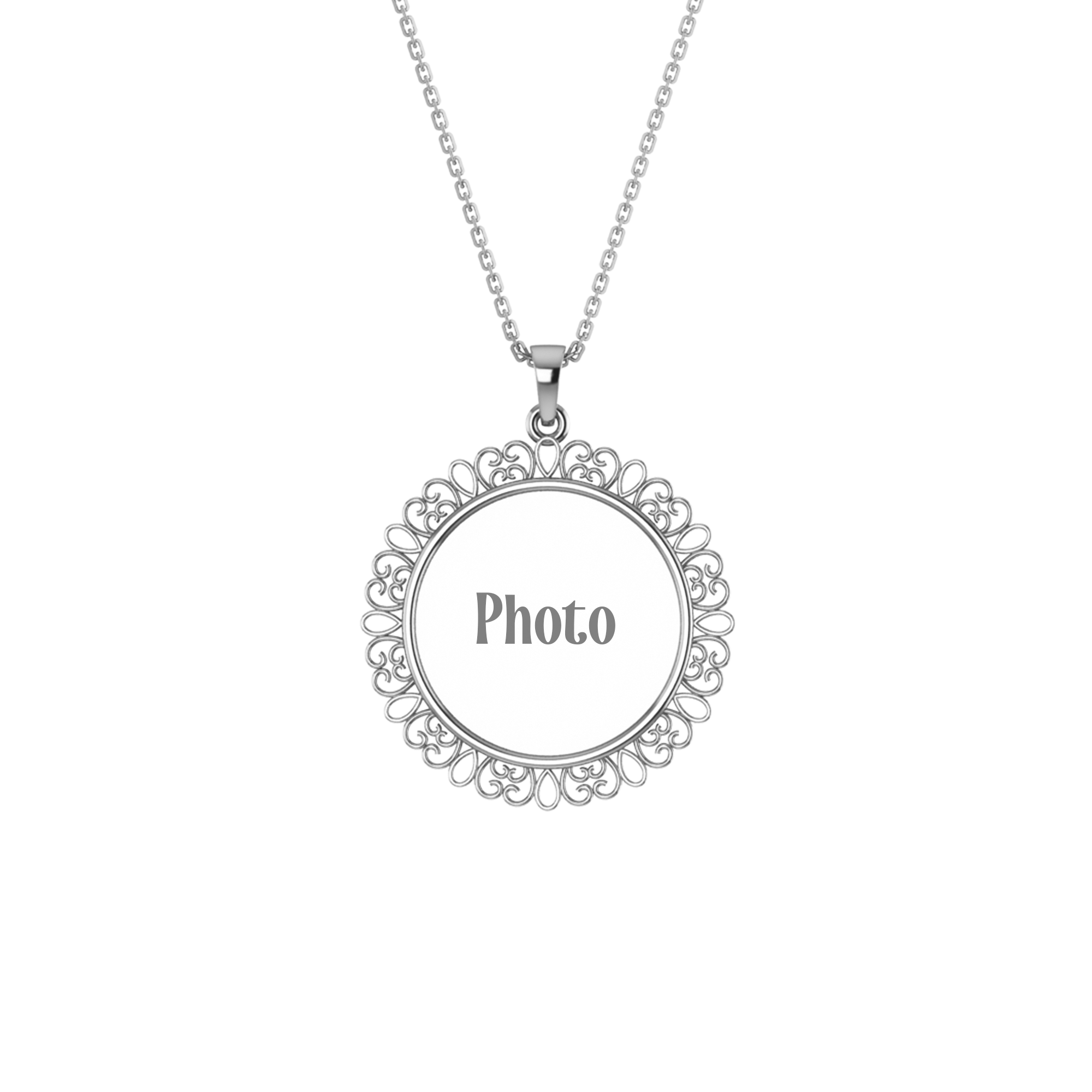 RKC Memory Photo Pendant Locket 14k Yellow Gold Plated 925 Silver Weight 6gm
