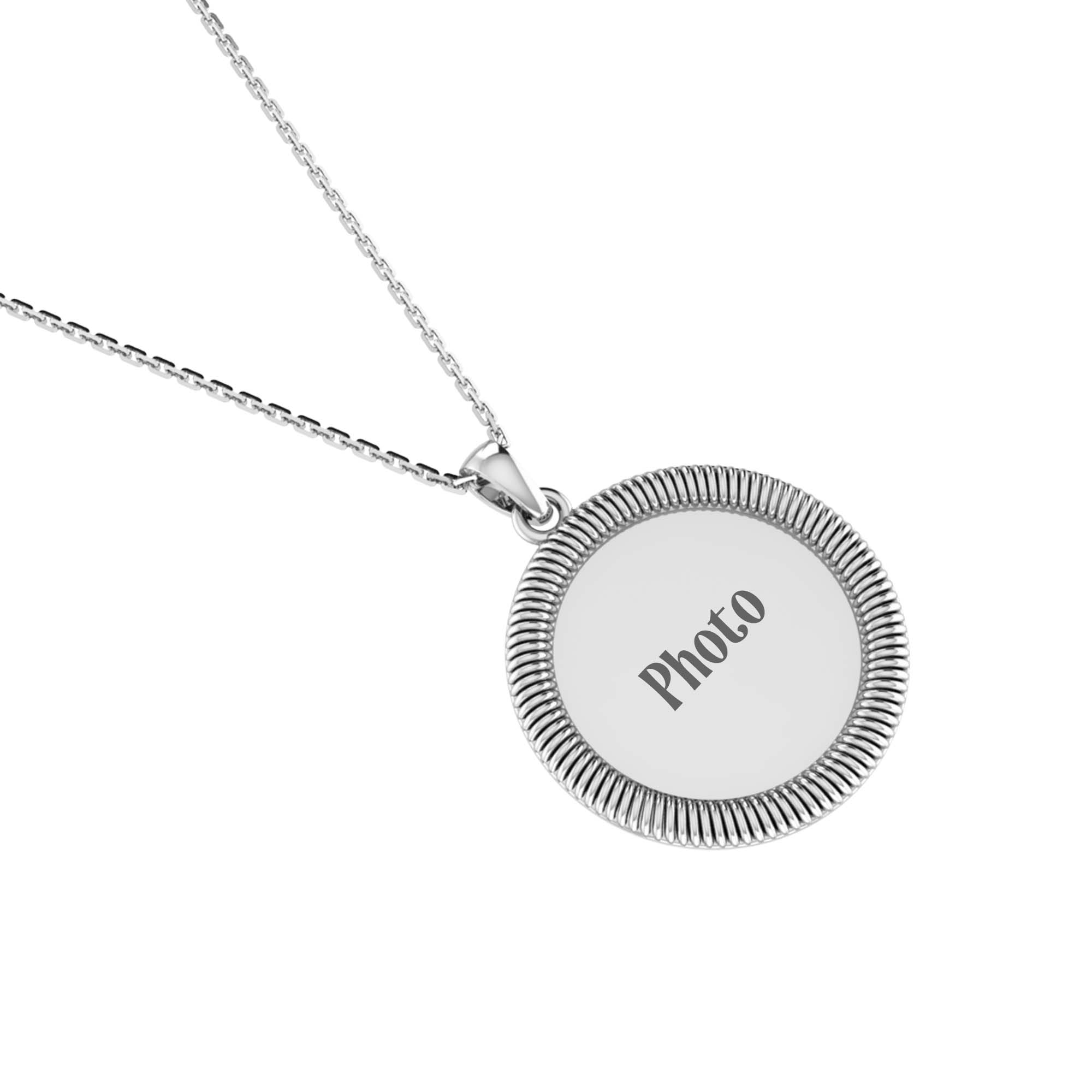 RKC 14k Yellow Gold Plated Photo Memory Pendants Weight -6gm Height- 25mm