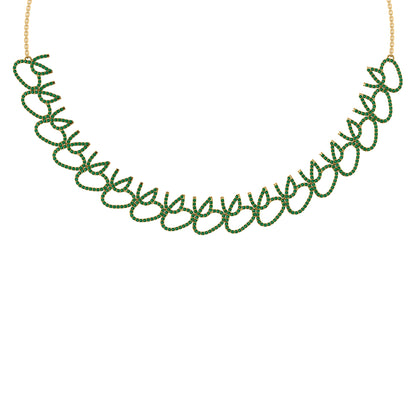 Charmante RKC 5,8 CT Moissanit-Halskette, 925er Silber, 14 Karat Gelbgold plattiert, Produktgewicht: 18,00 GM, Höhe: 15,00 mm