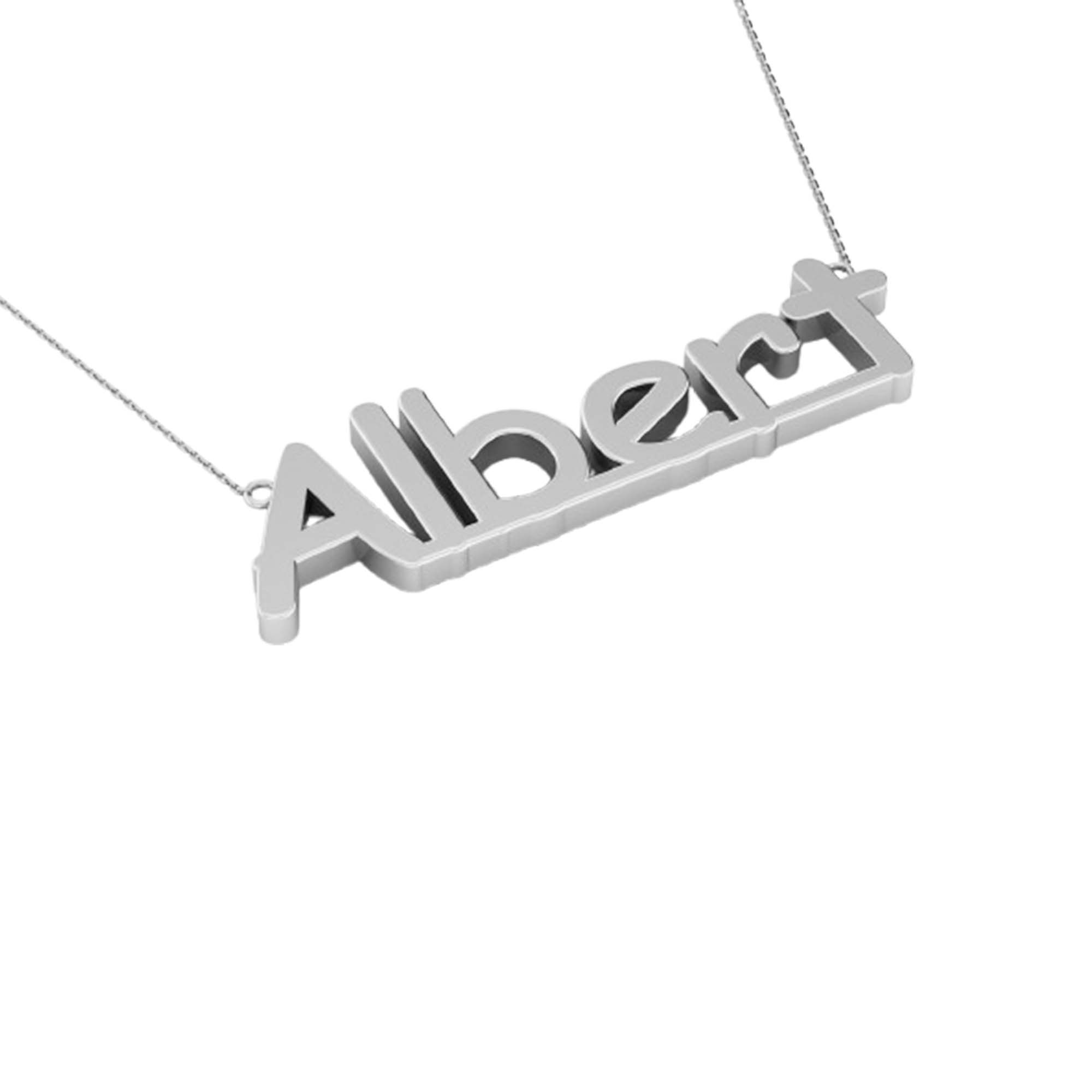 RKC Customize Initial Name Pendant Necklace 14k Yellow Gold Plated Weight 4.5 gm