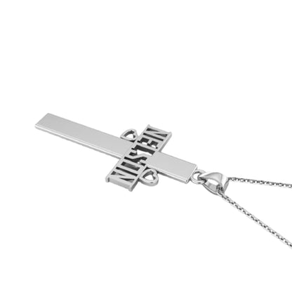 RKC 14k Gold Plated Cross Pendant Including Your Name Idea Religion Pendant Weight 5gm