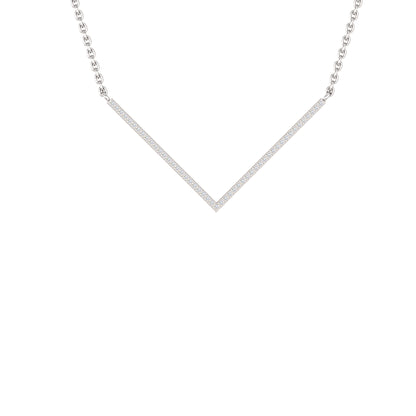 RKC 0,4 CT Moissanit Charm Halskette 925 Silber 14k Roségold vergoldet Produktgewicht 3,5 GM Höhe 24,00 MM