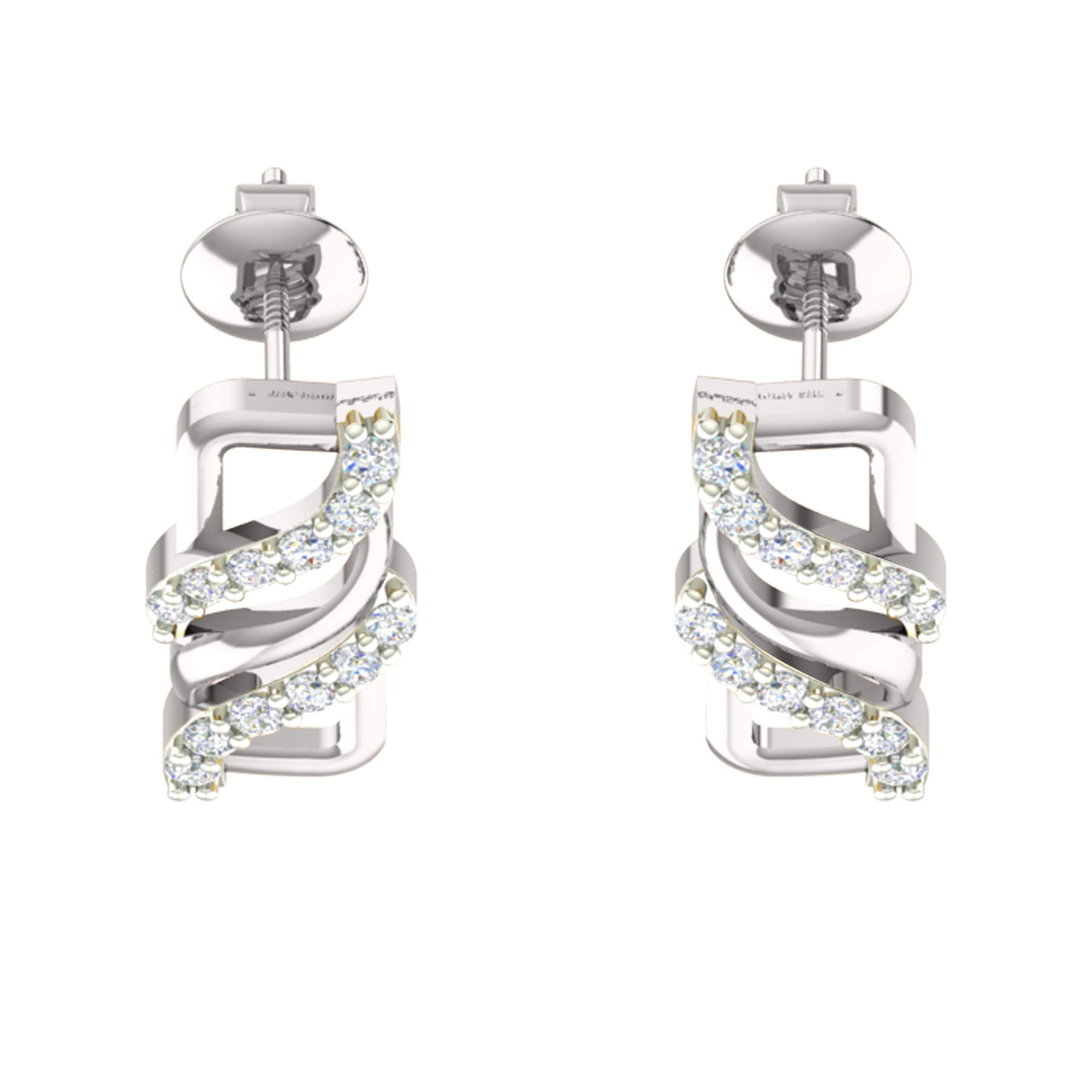 RKC 925 Silber Goldener Moissanit-Anhänger mit einem Gesamtgewicht von 0,48 ct (Gewicht 3,80 g) und einem Gewicht (Ohrring) mit 2,20 g (Gewicht 2,20 g), besetzt mit 14 Karat Gelbgold vergoldet