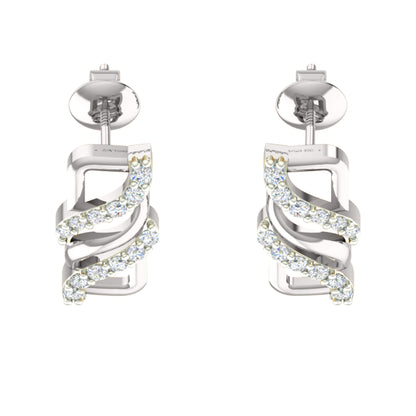 RKC 925 Silber Goldener Moissanit-Anhänger mit einem Gesamtgewicht von 0,48 ct (Gewicht 3,80 g) und einem Gewicht (Ohrring) mit 2,20 g (Gewicht 2,20 g), besetzt mit 14 Karat Gelbgold vergoldet