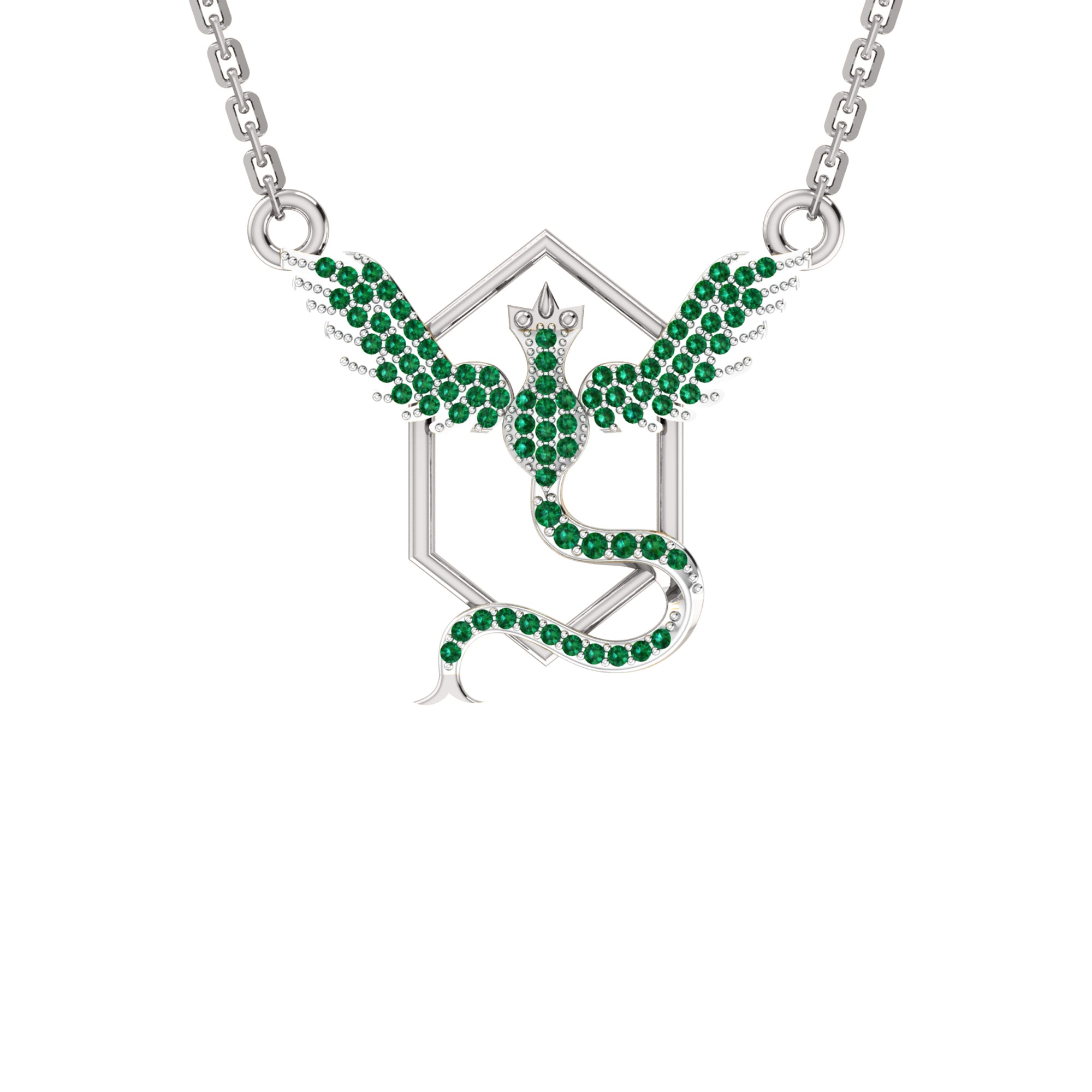 RKC 2,1 CT Moissanit Charm Halskette 925 Silber 14k Gelbgold plattiert Produktgewicht 4,00 GM Höhe 18,00 MM