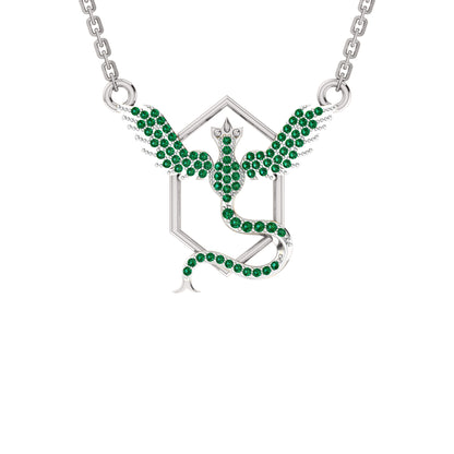 RKC 2,1 CT Moissanit Charm Halskette 925 Silber 14k Gelbgold plattiert Produktgewicht 4,00 GM Höhe 18,00 MM