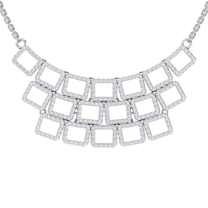 RKC 2,6 CT Moissanit-Halskette, 925er Silber, 14 Karat Gelbgold plattiert, Produktgewicht: 8,00 GM, Höhe: 20,00 mm
