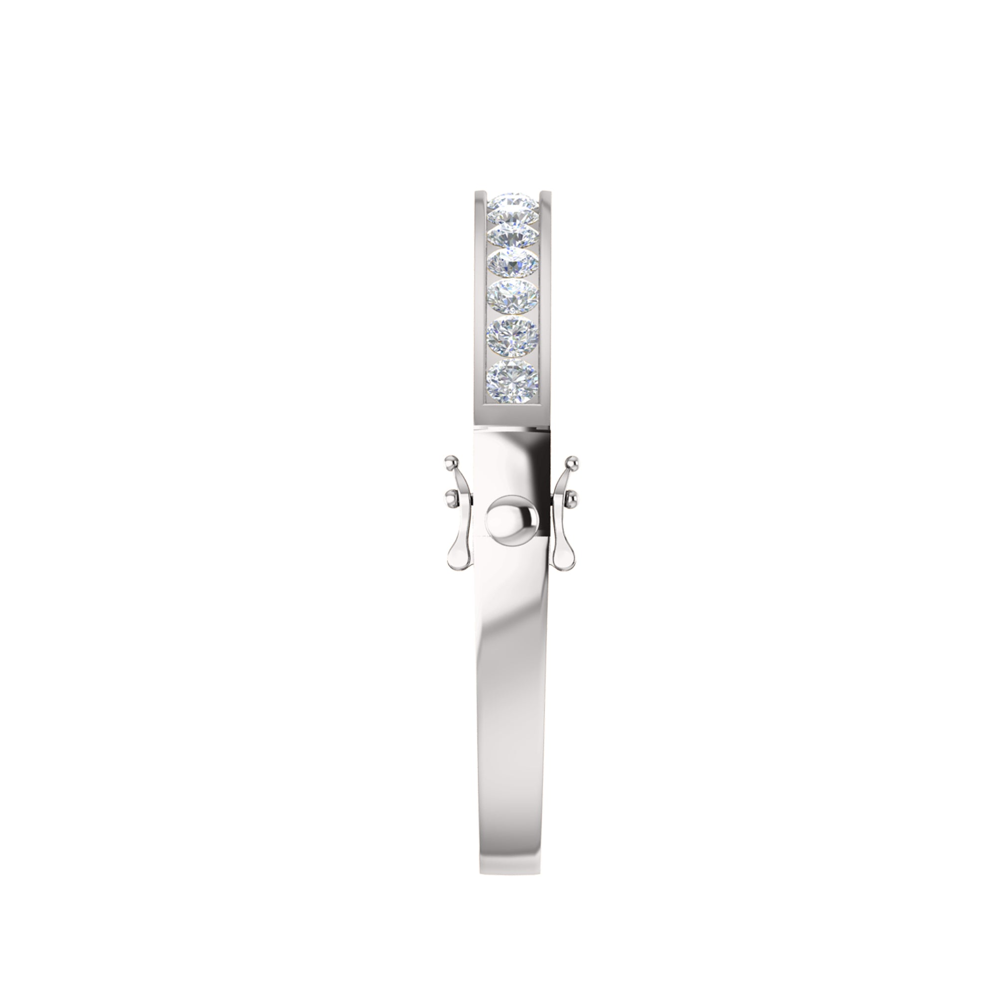RKC Damen-Armreif aus 925er Sterlingsilber, 7,5 Karat, 14 Karat Gelbgold, Gewicht 20,00 GM, Höhe 55,00 mm