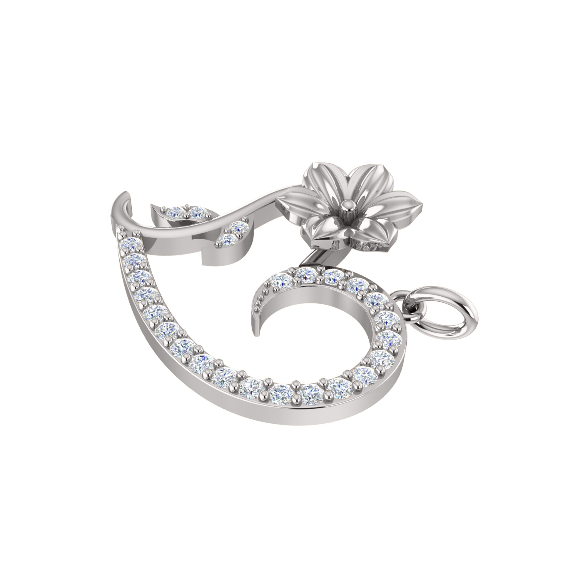 RKC Ciondolo a forma di cuore in moissanite da 0,36 ct, gioielli in argento 925, placcato in oro giallo 14 carati, peso 4,50 g, altezza 25,20 mm