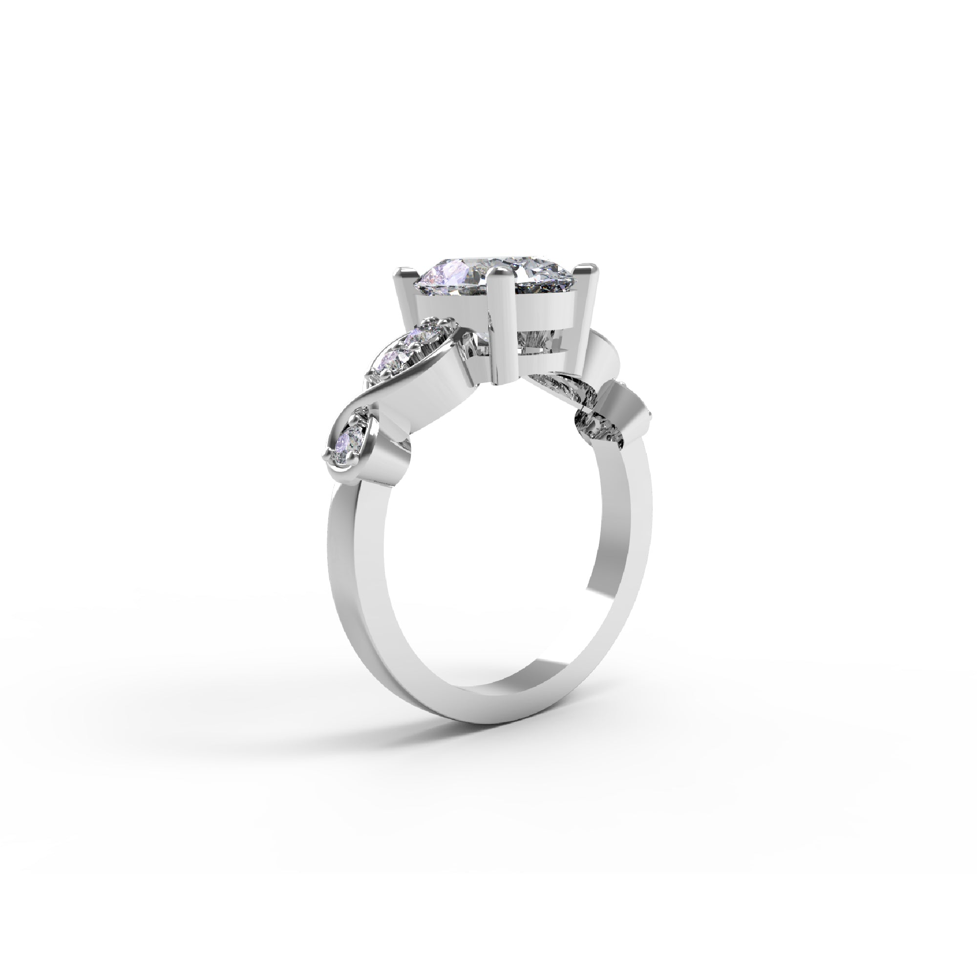 RKC Moissanit-Hochzeitstagsring im Ovalschliff, 925er Sterlingsilber, 14 Karat Gelbgold vergoldet, Gewicht 4,50 g, Breite 2,50 mm