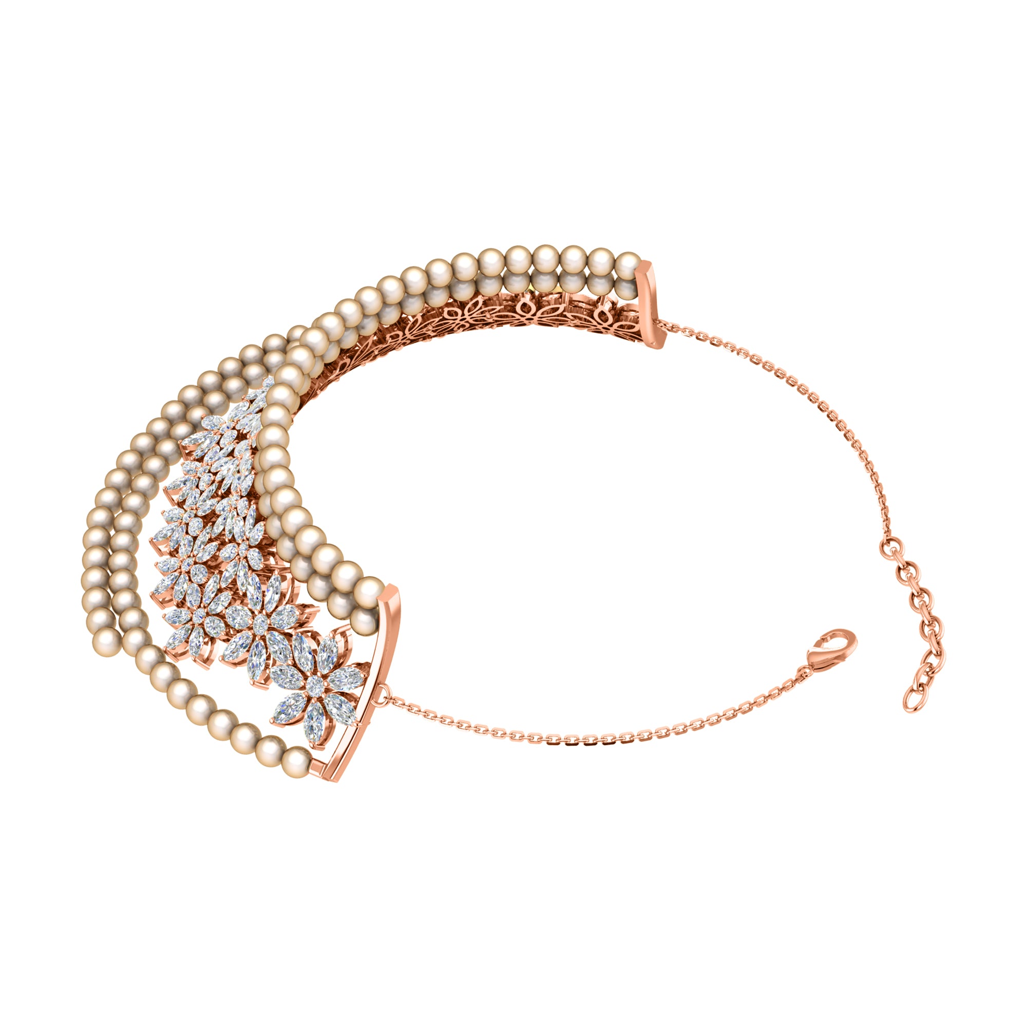 Collana affascinante con moissanite RKC 27,00 CT Argento 925 placcato oro giallo 14k Peso del prodotto 25,00 GM