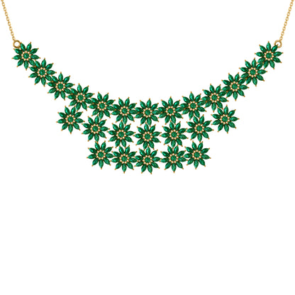 Collana affascinante con moissanite RKC 24,00 CT Argento 925 placcato oro rosa 14k Peso del prodotto 18,00 GM