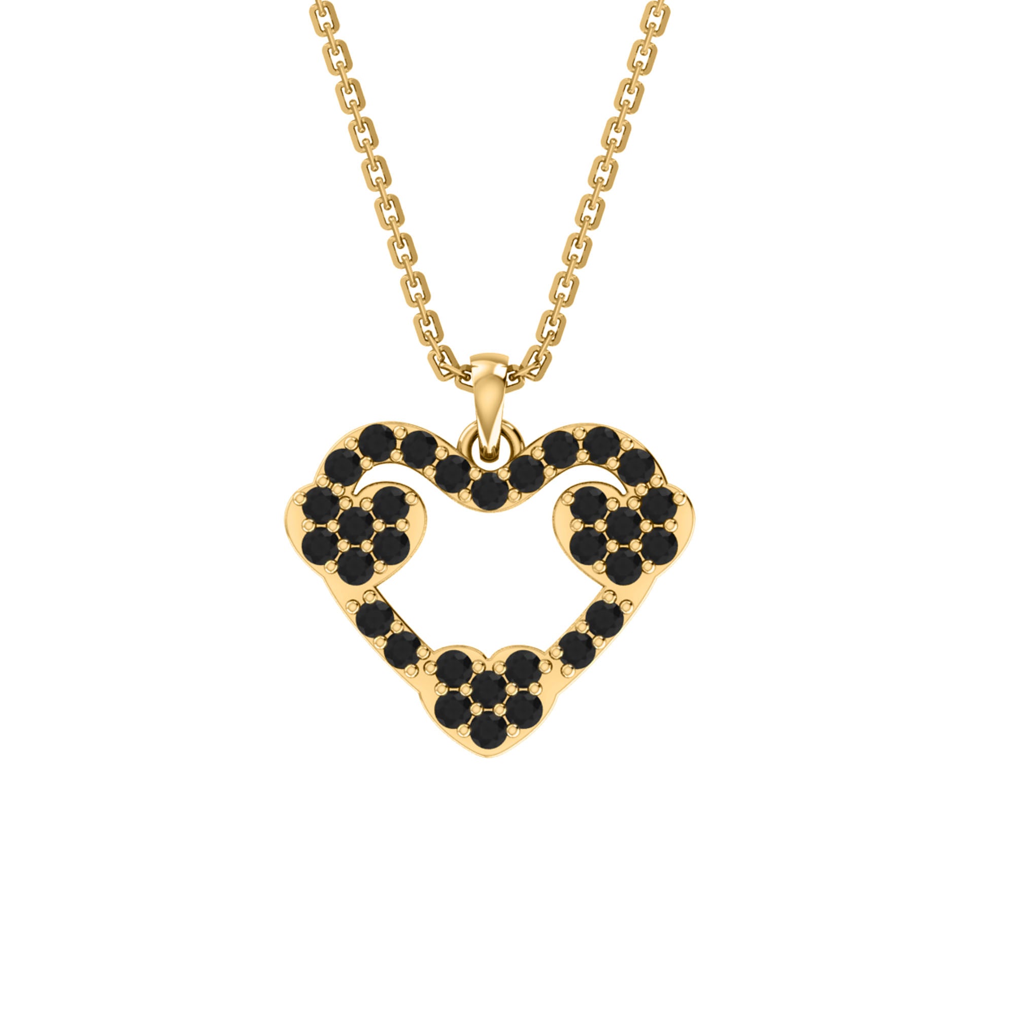 RKC 2,00 CT Moissanit-Herzanhänger, 925er Silberschmuck, 14 Karat Roségold vergoldet, Gewicht 4,30 GM, Höhe 17,80 mm