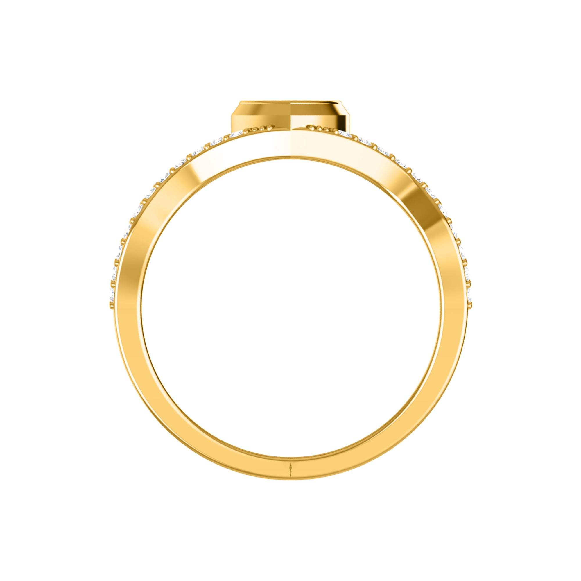 RKC Herz-Moissanit-Verlobungsring, 925er Silber, 14 Karat Weißgold vergoldet, für Damen, Gewicht 3,50 g